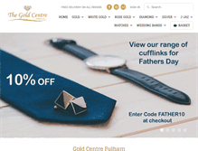 Tablet Screenshot of goldcentrefulham.com